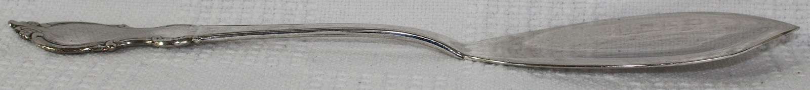 Leonard Silverplated Fish Server Italy