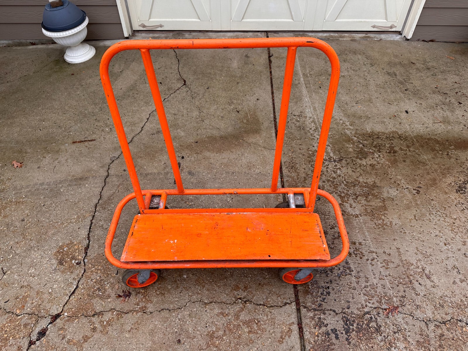 Drywall CART Dolly Heavy Duty Sheetrock Panel Cart Trolley Plywood Truck