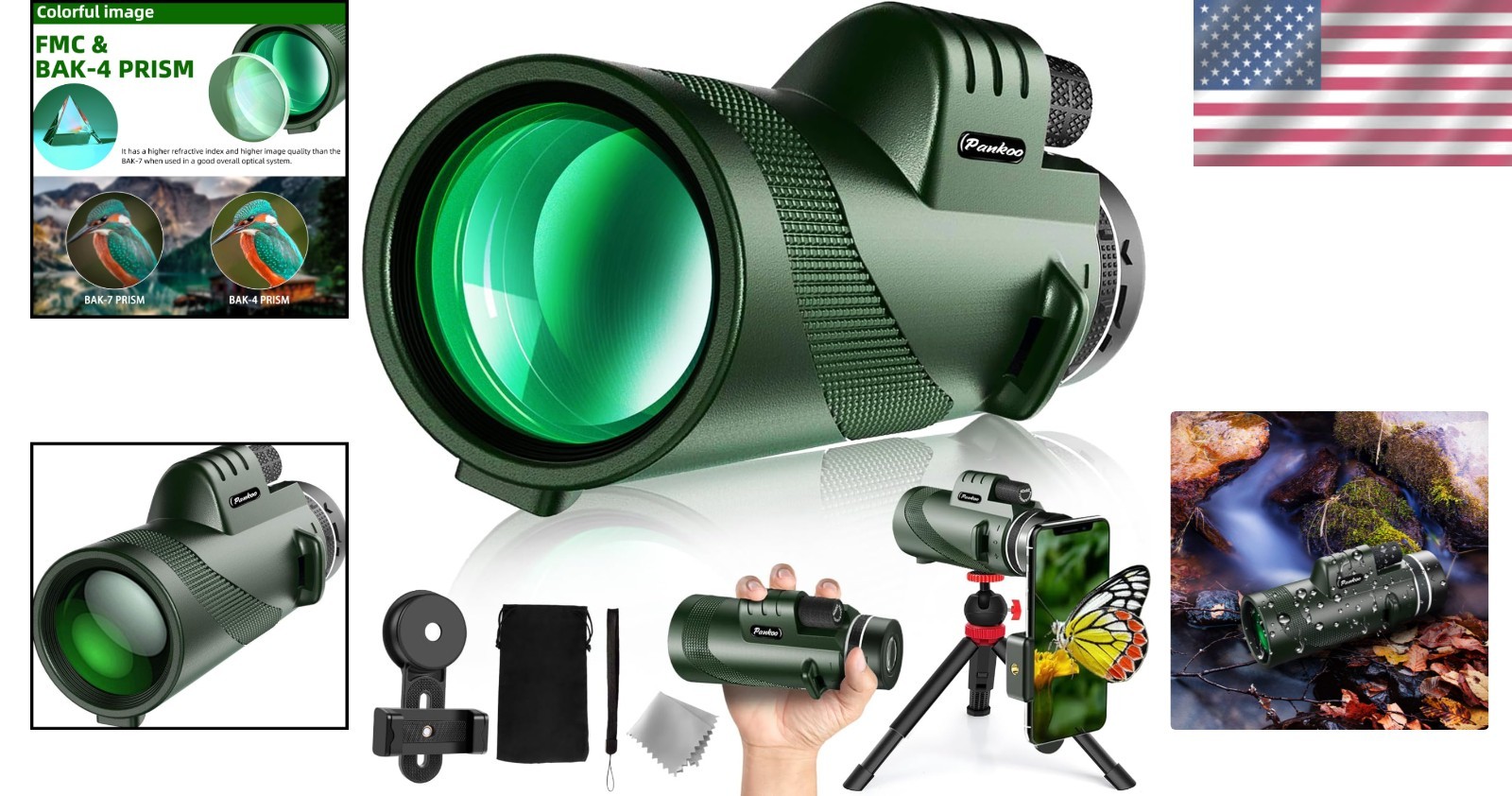 Waterproof Night Vision Monocular for Adults