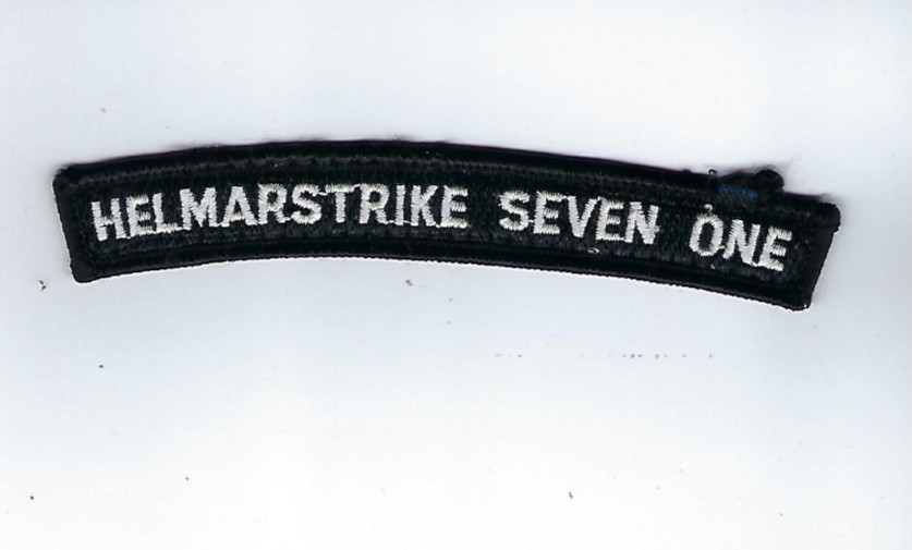 HELMARSTRIKE SEVEN ONE, US Navy "Rocker"