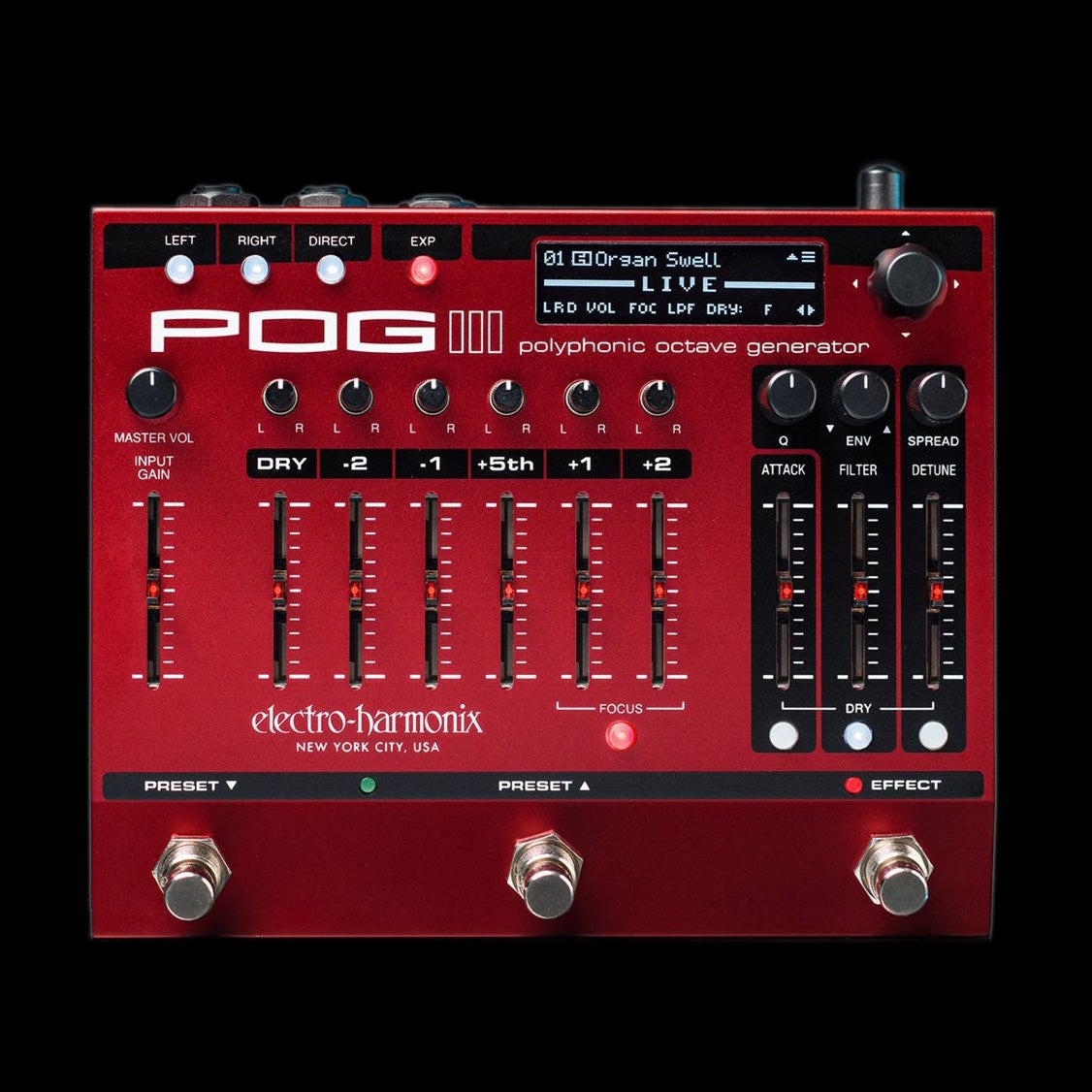 Electro-Harmonix POG3 Poly-Octave Generator Pedal