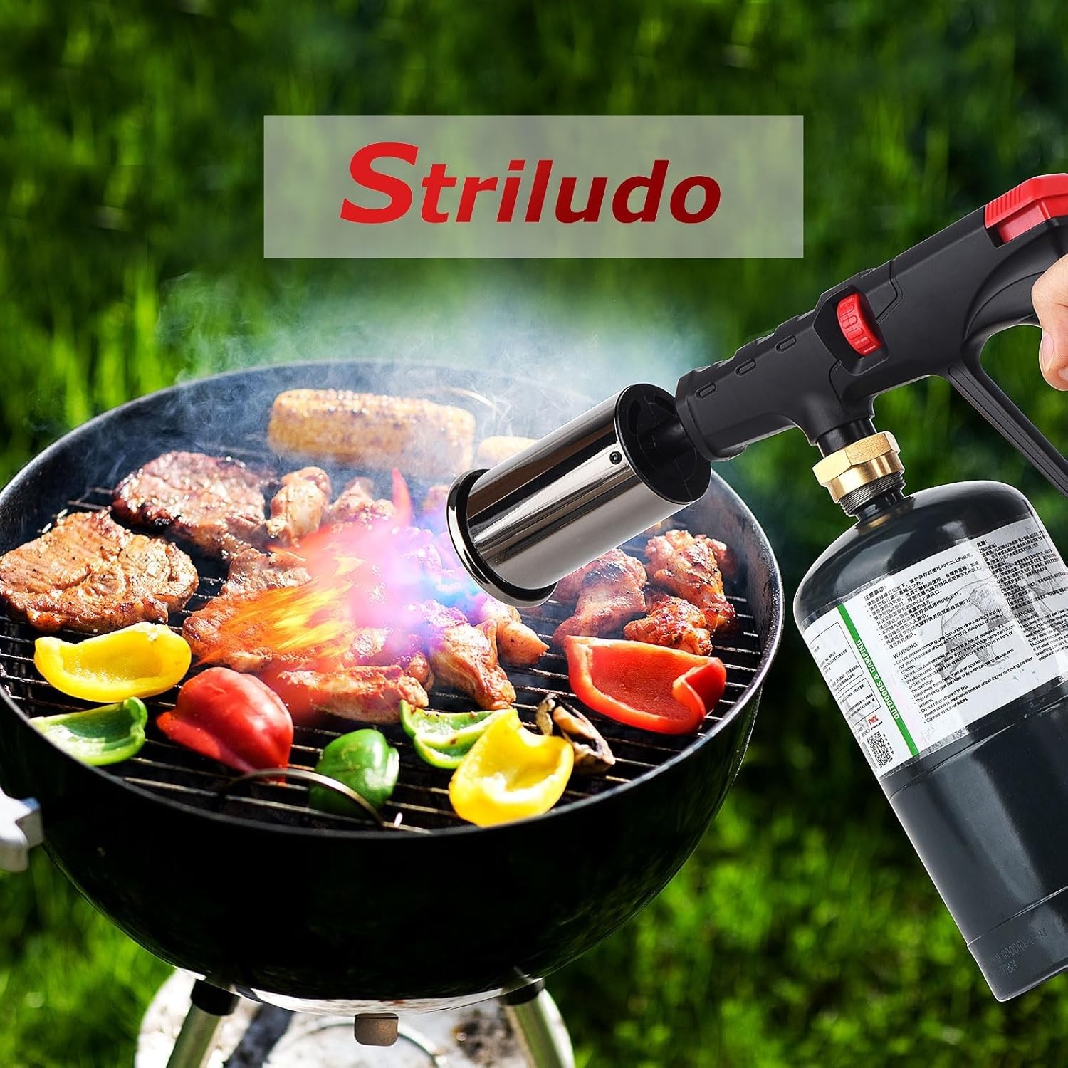 Powerful Adjustable Culinary Torch - Sear, Grill, and Ignite with Confidence