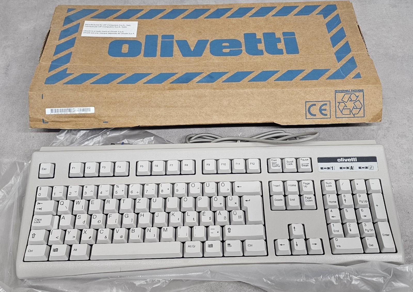 Olivetti ANK62-105 Keyboard New