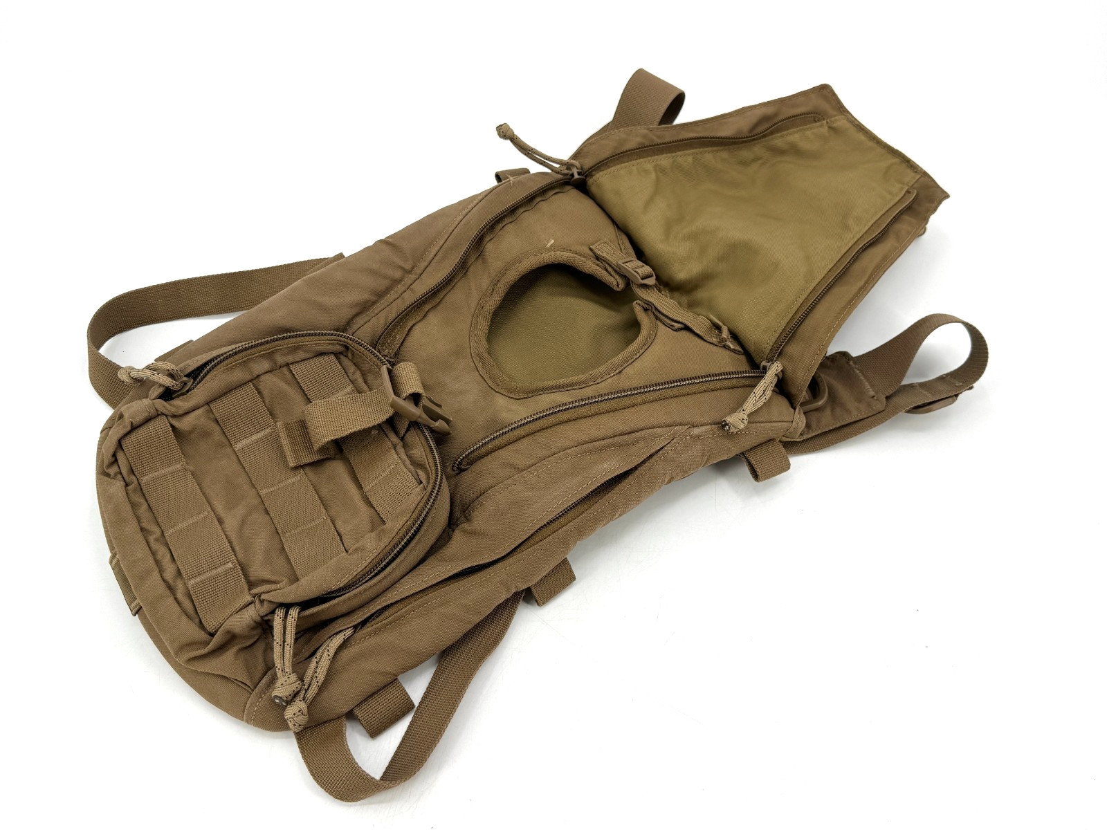 USMC Issue Coyote FILBE Hydration Pack Carrier Bag Backpack - NO BLADDER