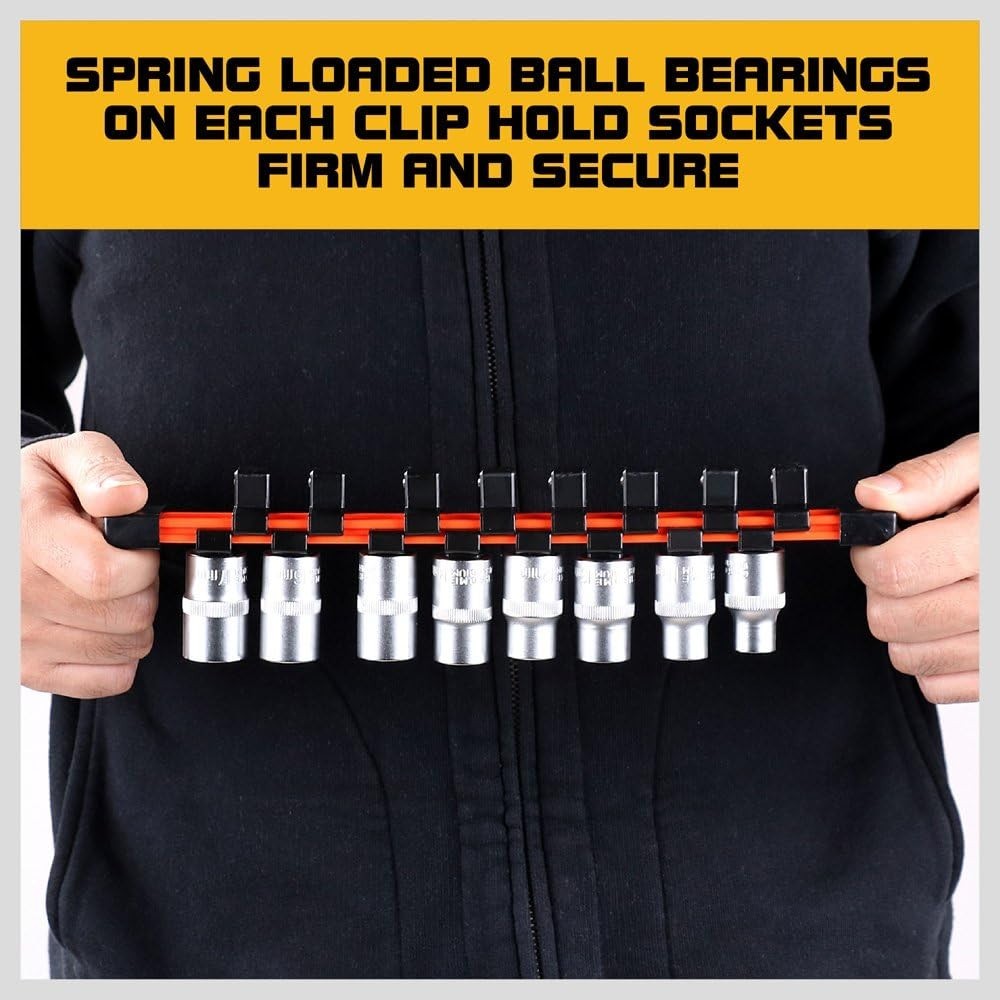 Versatile 3-Piece Double-Sided Socket Organizer - Fits All Brands - Durable ABS
