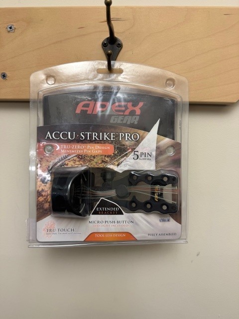 Apex Gear Accu-Strike Pro Sight 5 Pin - .019 Black 57076