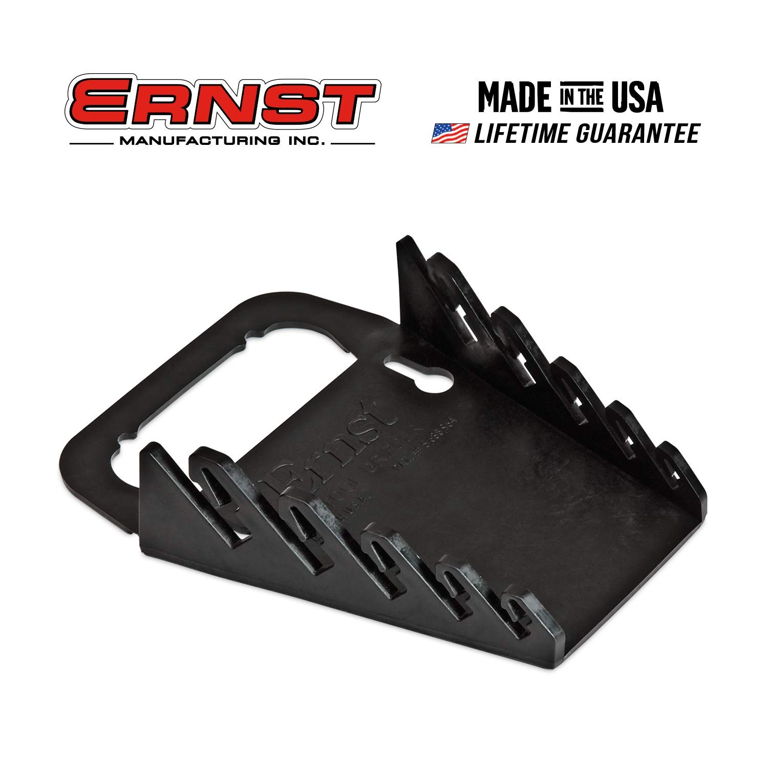 Gripper Wrench Organizer, 5 Tool, Black