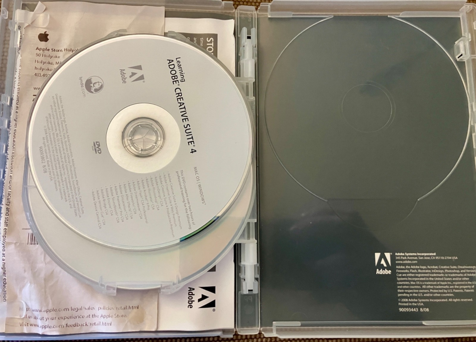 Adobe Creative Suite 4 Design Premium (MAC OS) Educational Student 4-Disc Set