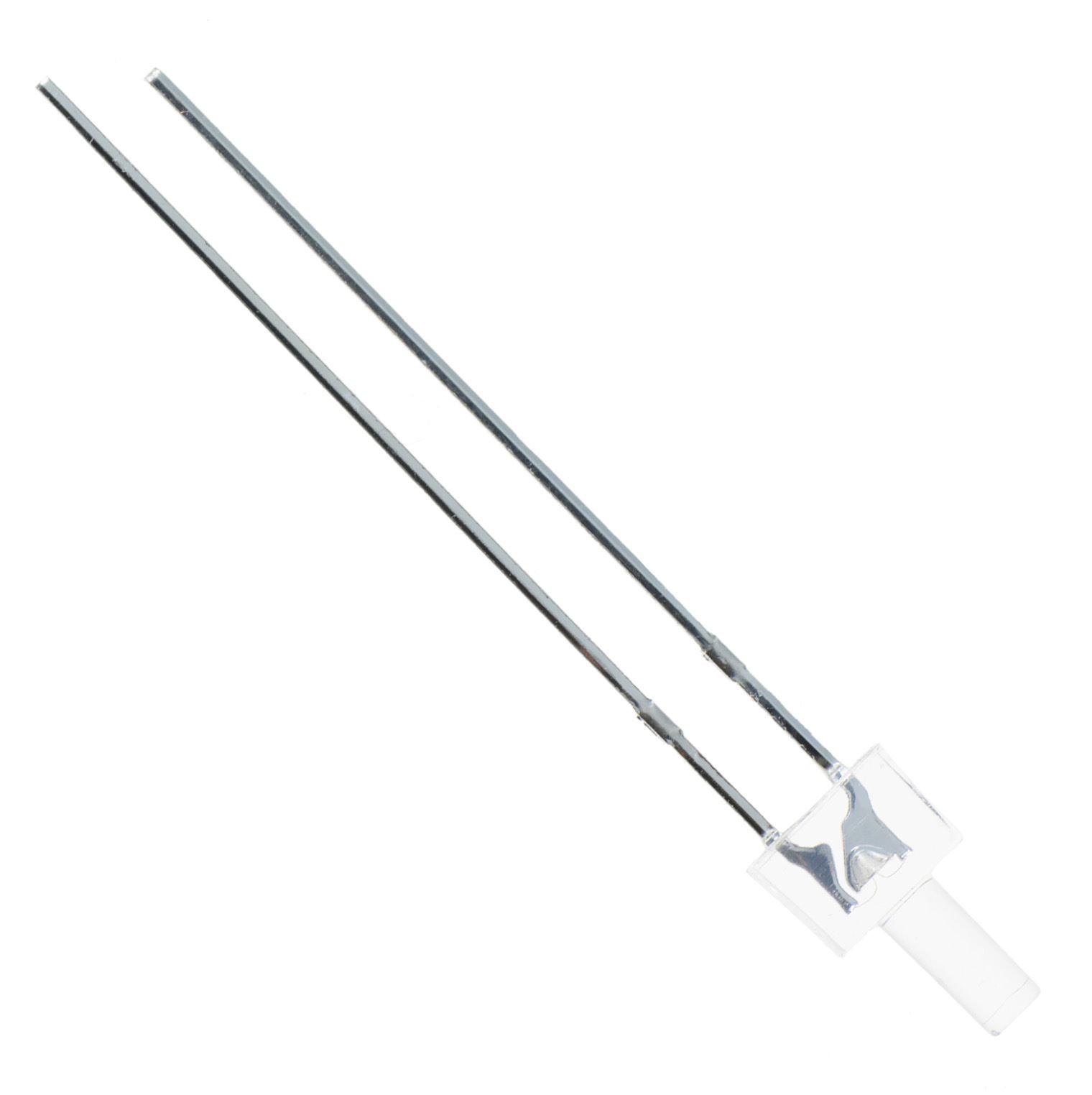 10 x White 2mm Lighthouse Waterclear Lens LED