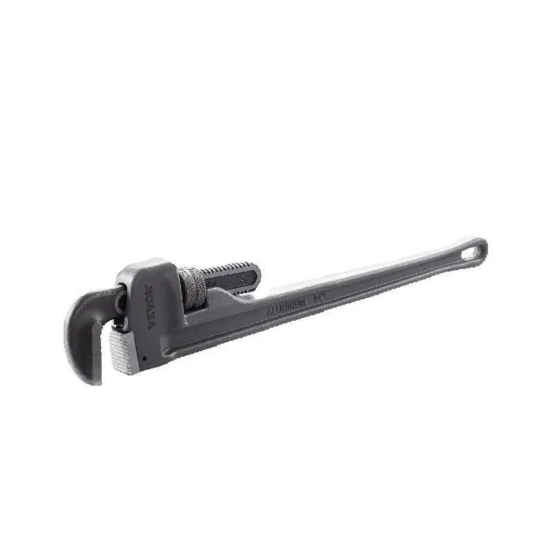 New Pipe Wrench Aluminum Straight Pipe Wrench Plumbing Wrench High Strength Jaw
