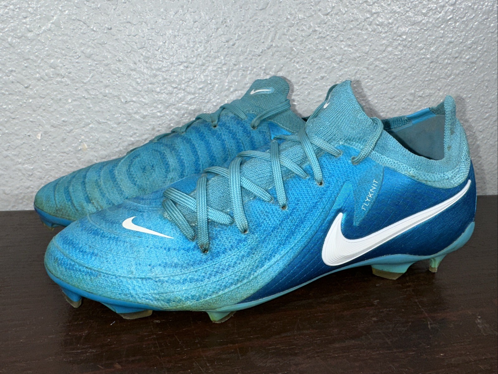 Nike Phantom GX II Pro FG Blue Fury White FJ2563 400 Men's Size 6