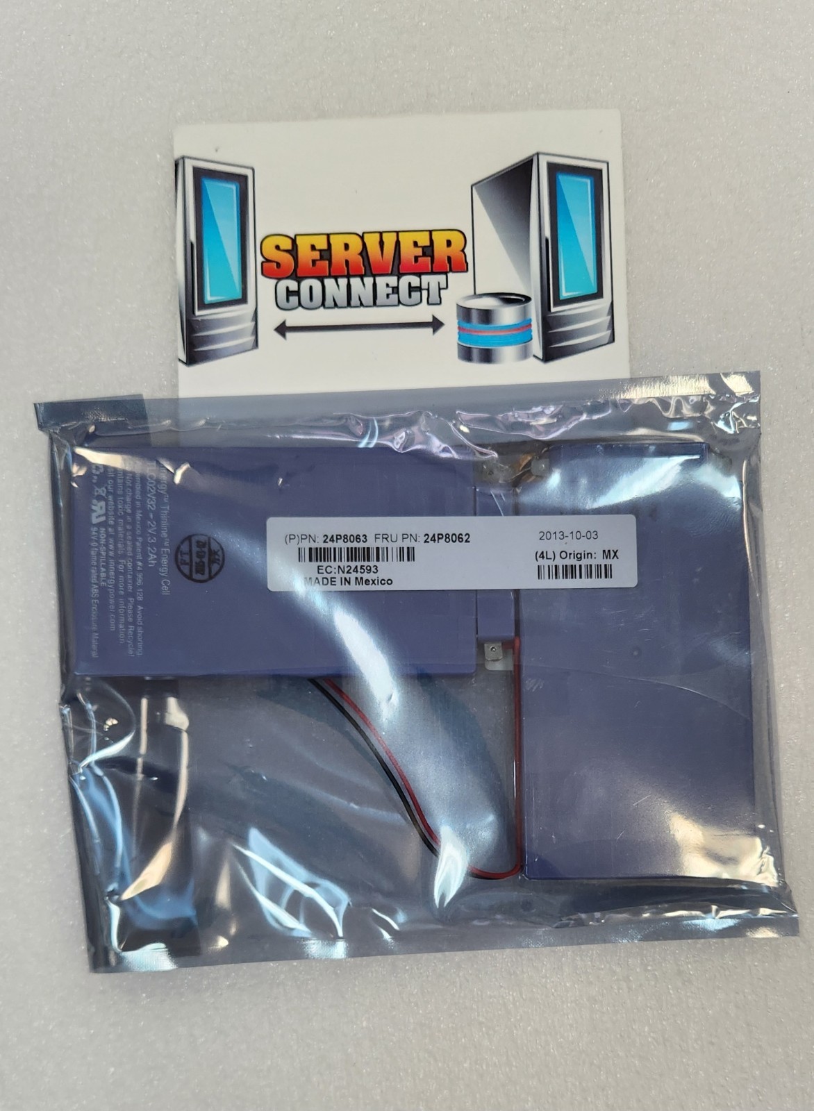 24P8062 / 006-1086769 / 59Y5491 / 24P8063 IBM BATTERY FOR RAID CONTROLLER 4V-3.