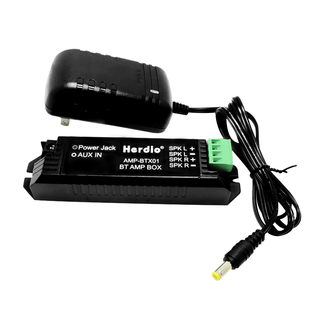 Herdio 4" Marine Boat Wireless Bluetooth Ceiling speakers Amplifier Kit Bathroom