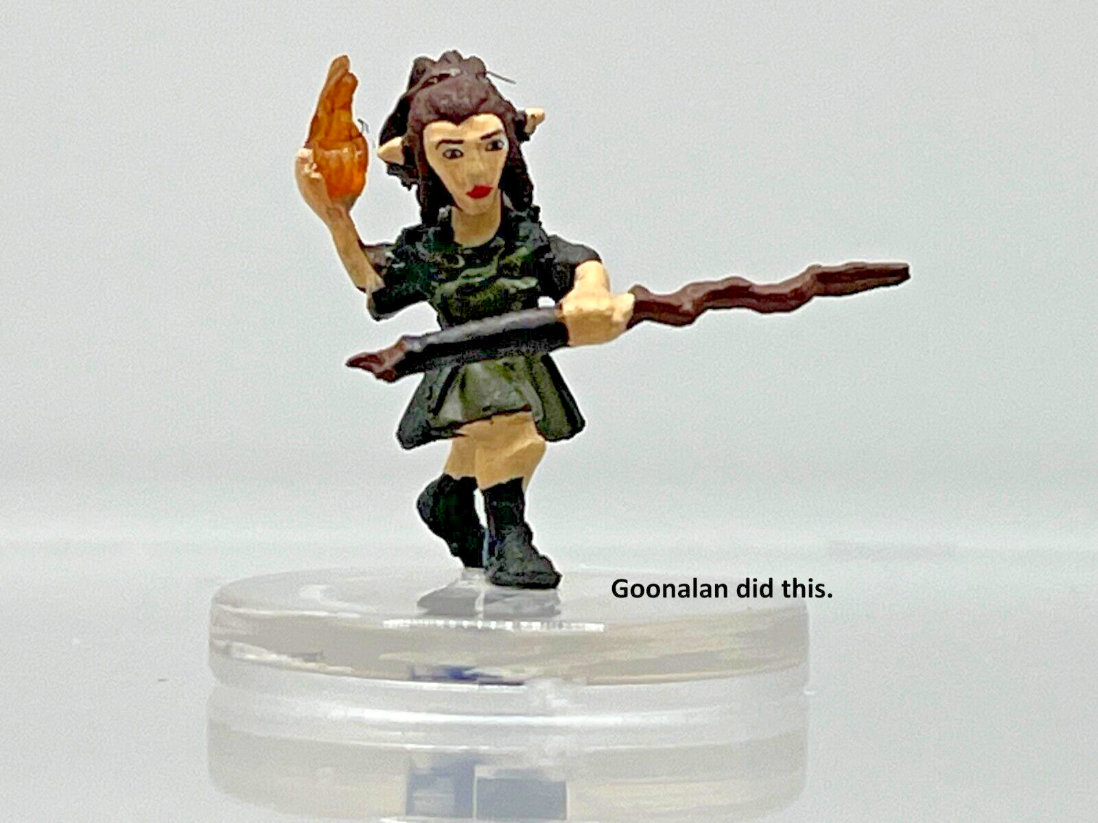 D&D Pathfinder Mini Monster Menagerie 3 11b Gnome Wizard UC