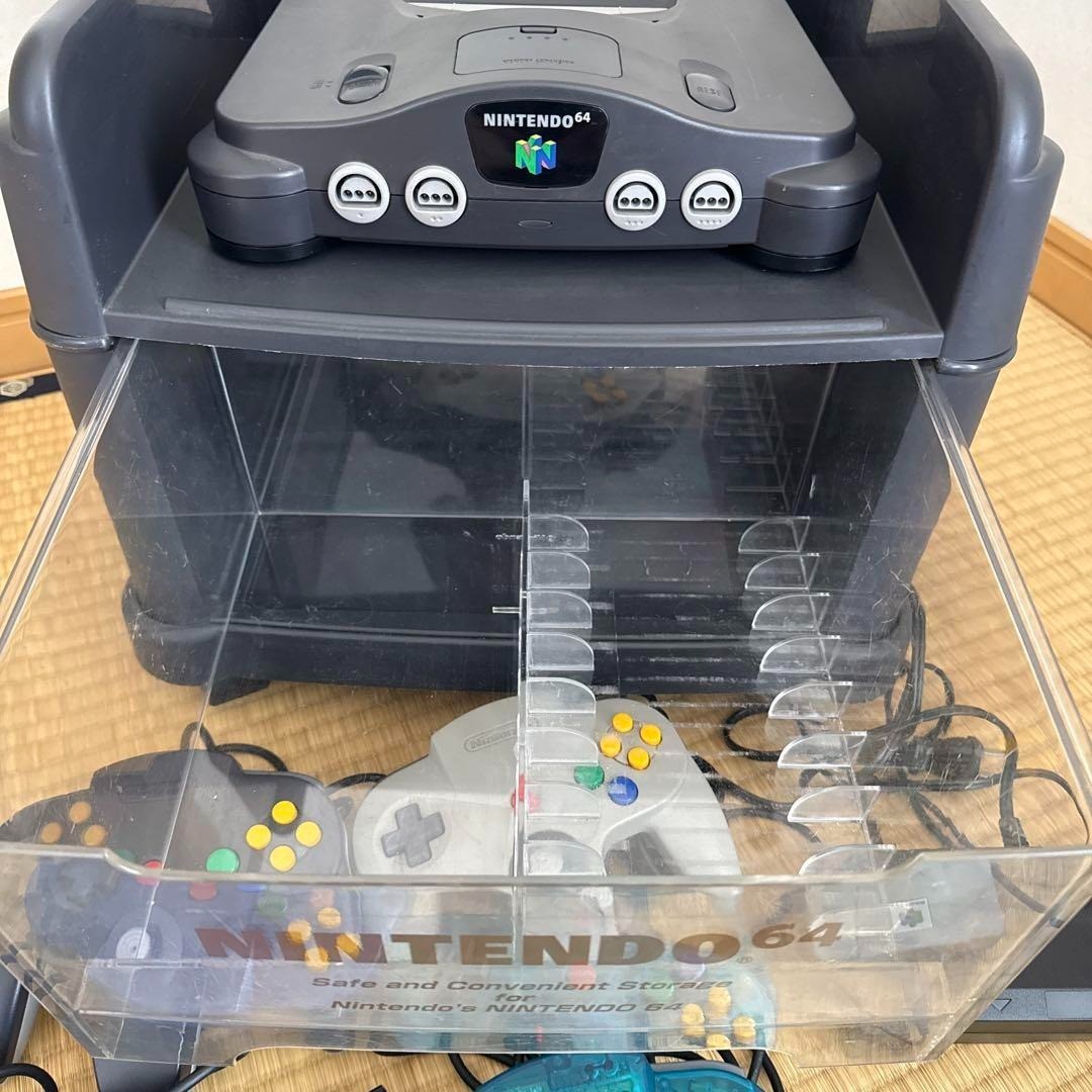 Nintendo 64 N64 Console Japan NTSC-J 4 Controllers + 2 Games Bundle working JP