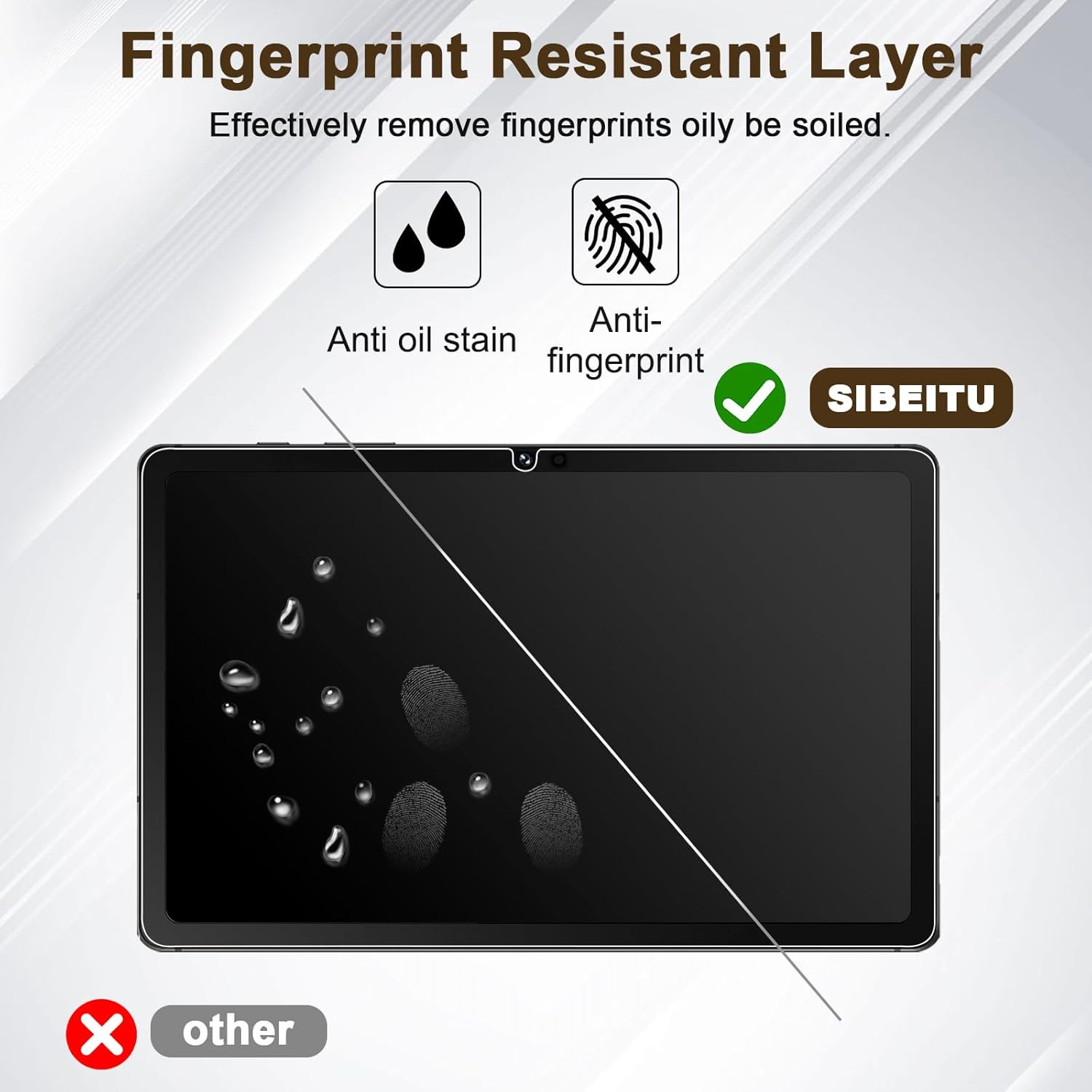 2 Pack Screen Protector for Samsung Galaxy Tab A9 plus 11 Inch 2023, HD 9H Ha...