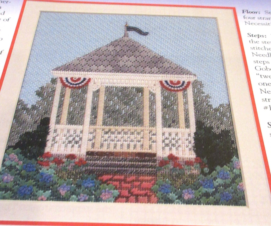 Charlotte McDonnell AND THE BAND PLAYED ON Needlepoint Pattern