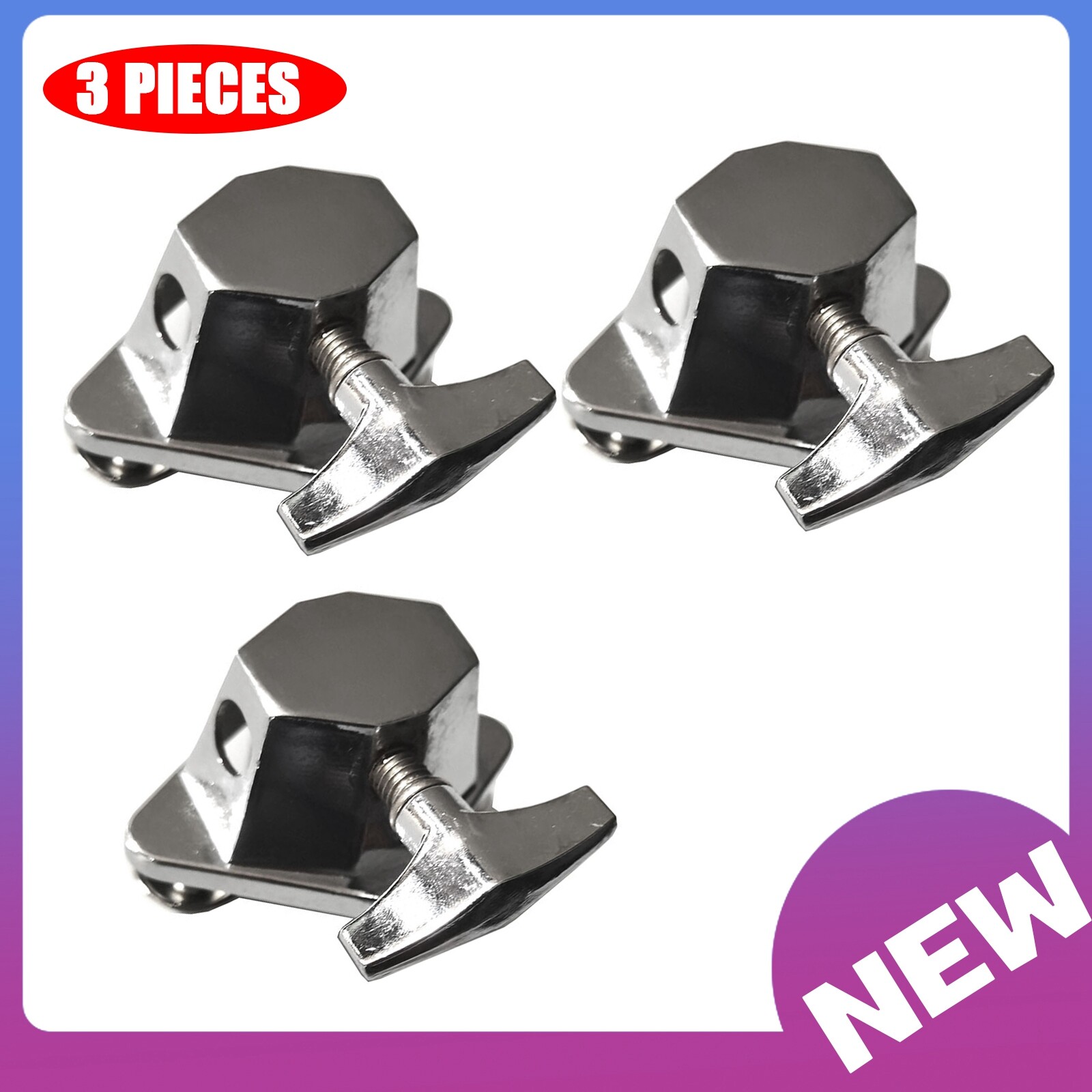2023 Set of 3 Floor Tom Drum Leg Bracket Support Durable Practical Drum Parts bk