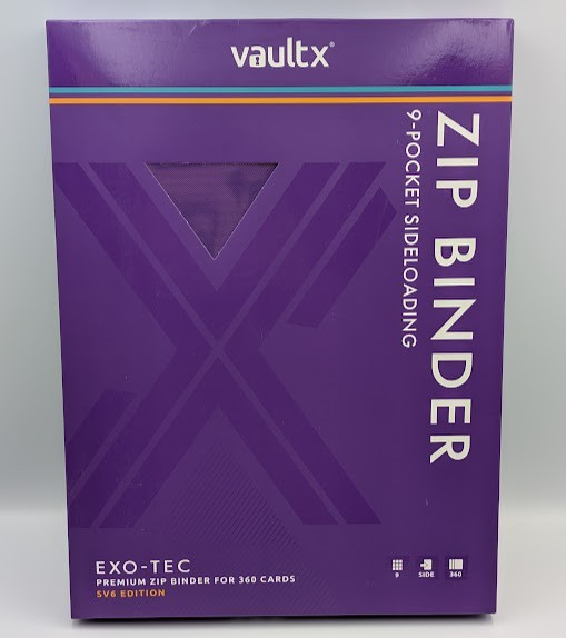 Vaultx 9 Pocket SV6 Edition Scarlet & Violet Twilight Masquerade Zip Binder New
