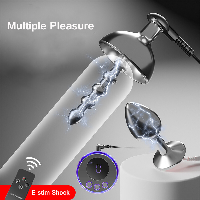 Stainless Steel Electric Urethral Sound Dilator Male Penis Plug Enhancer E-Stim