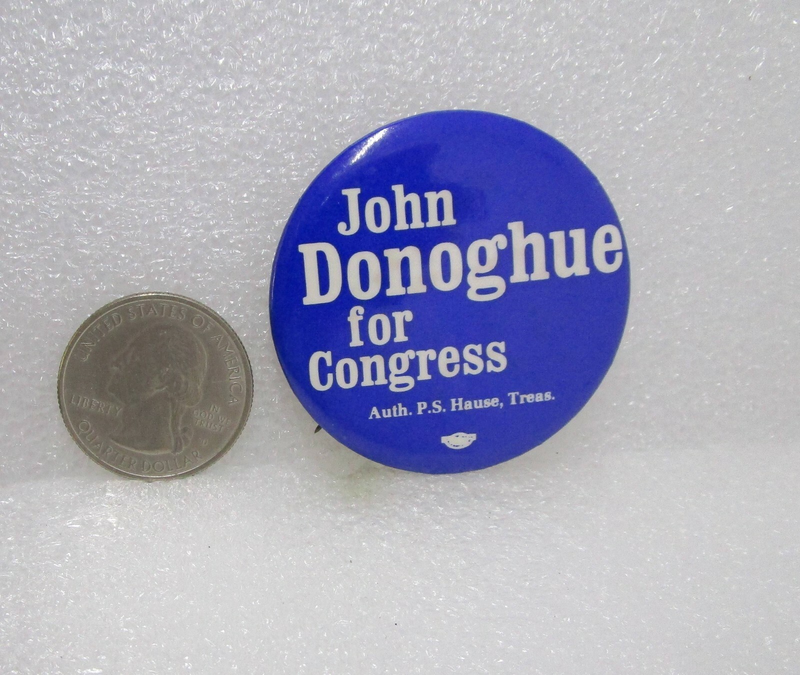 John Donoghue For Congress Button Pin