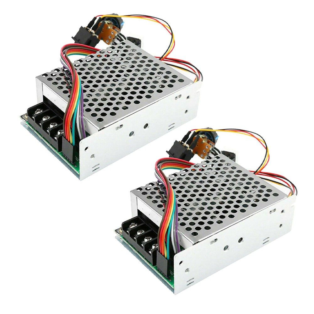 DC 10-55V MAX 60A Reversible PWM Motor Speed Controller 12V 24V 36V 2PCS US
