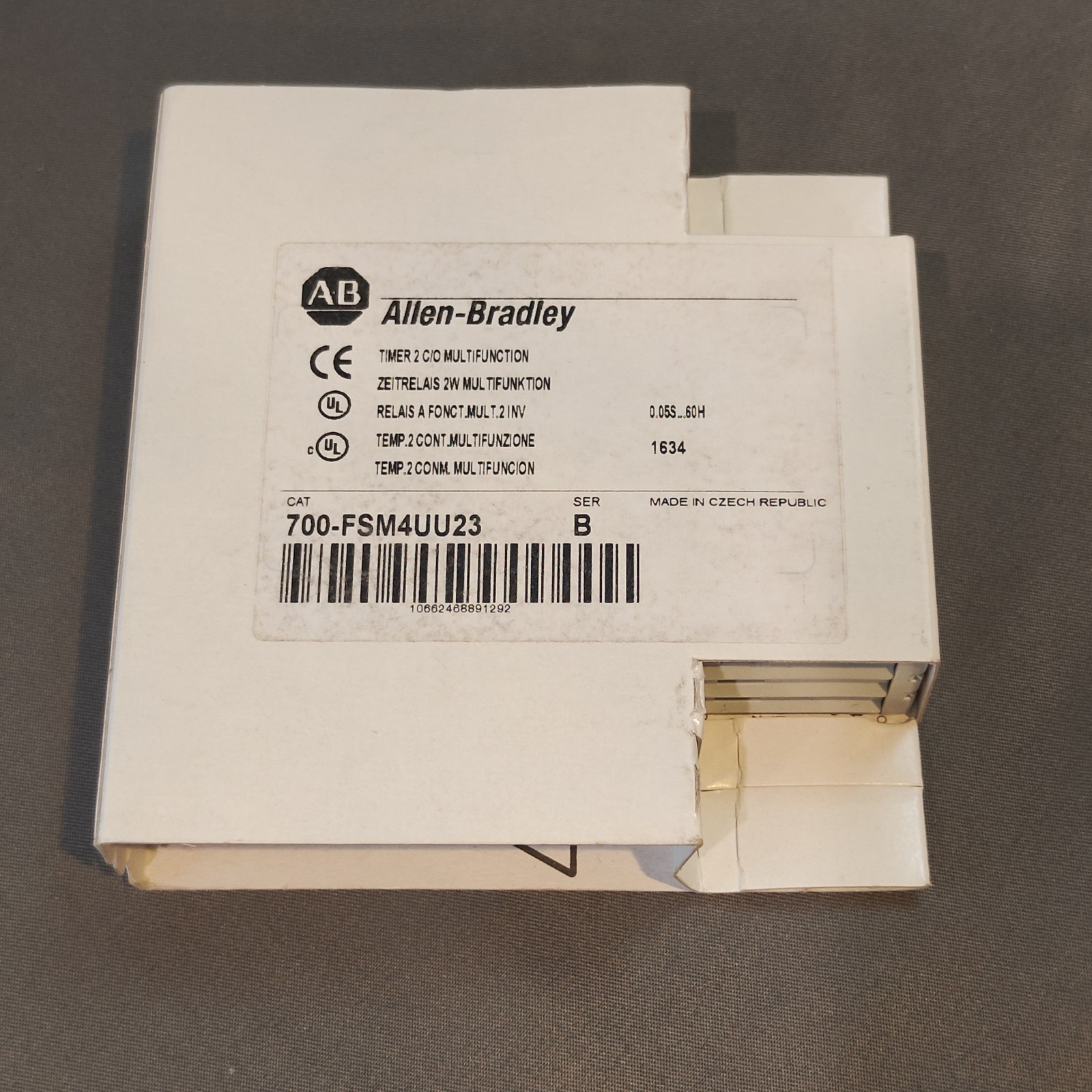 New Allen Bradley 24-48V .05S-60H Timing Relay 700-FSM4UU23