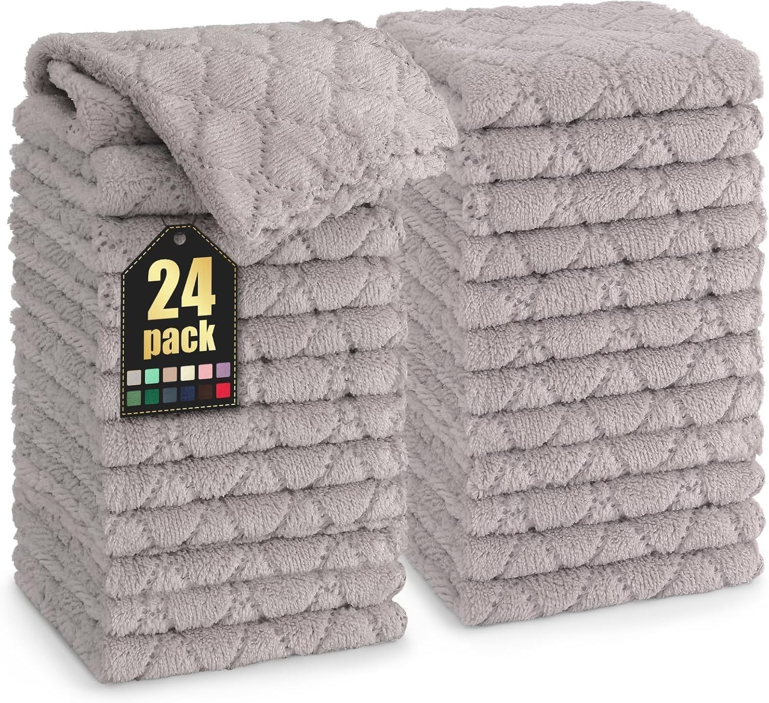 Panos De Microfibra Para Limpieza Paquete De 12 Suaves Y Altamente Absorbentes.