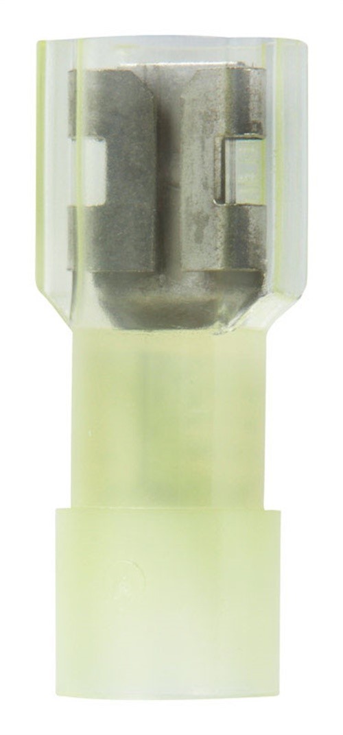 Jandorf 60822 Yellow Tin-Plated Copper Female Disconnect Terminal 12 to 10 AWG