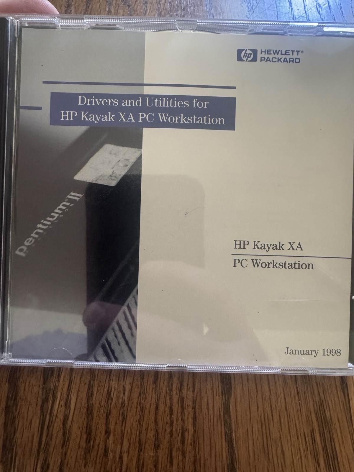 HP Kayak XA Utilities & Driver PC Workstation CD ROM Windows 1998 Software