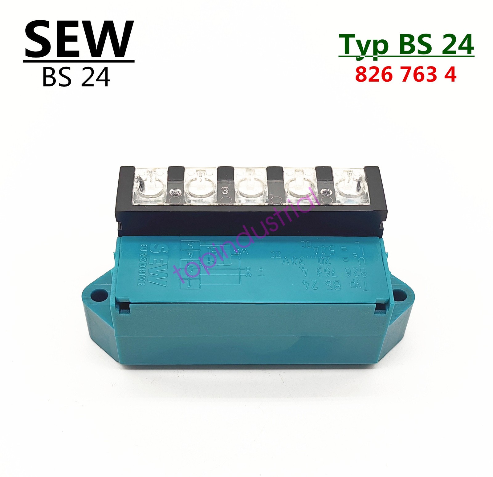 SEW BS 24 Motor Holding Brake Rectifier Module BS24 20..30V 5.0A 826 763 4