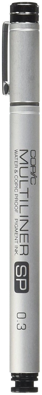 Copic Multiliner SP Black Ink Marker, 0.3 Tip