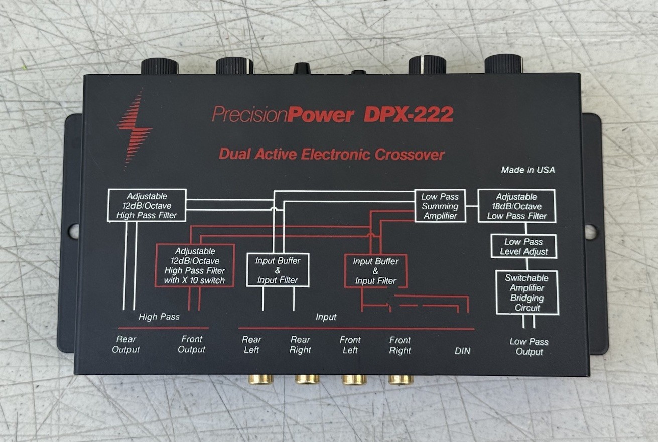 Rare Precision Power DPX-222 Dual Active Electronic Crossover NEW NO BOX