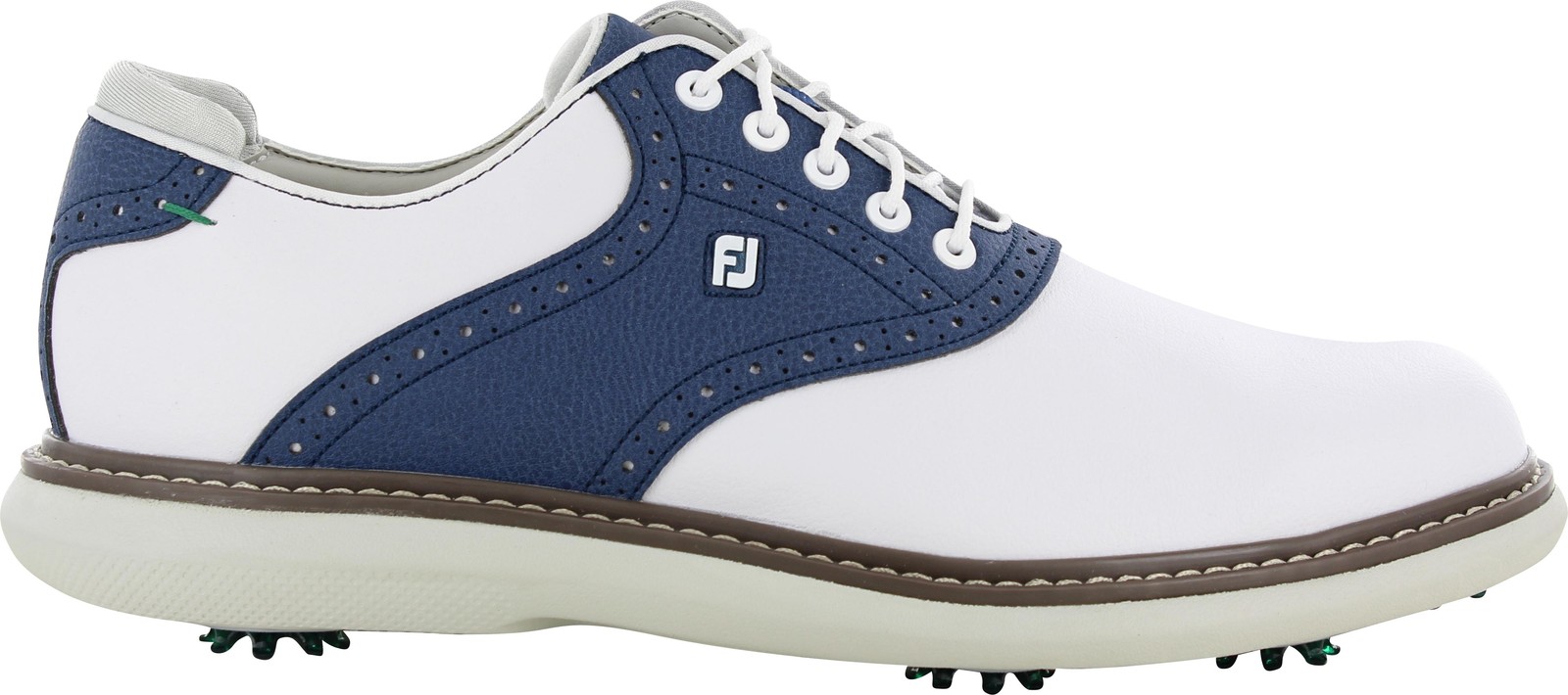 FootJoy FJ Traditions 57901 White/Navy/Gray Men Golf Shoes