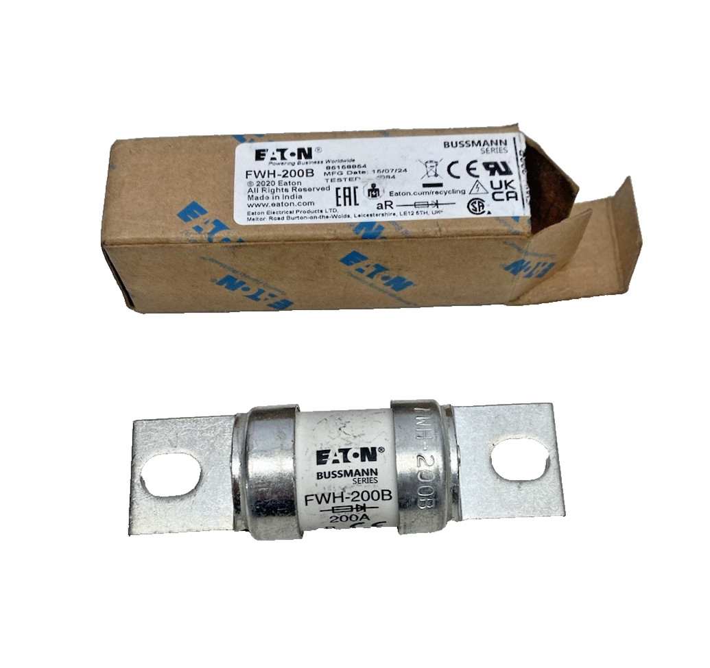 Eaton Bussmann FWH-200B (FWH200B) 200 Amp (200A) Fast Acting Fuse 500V