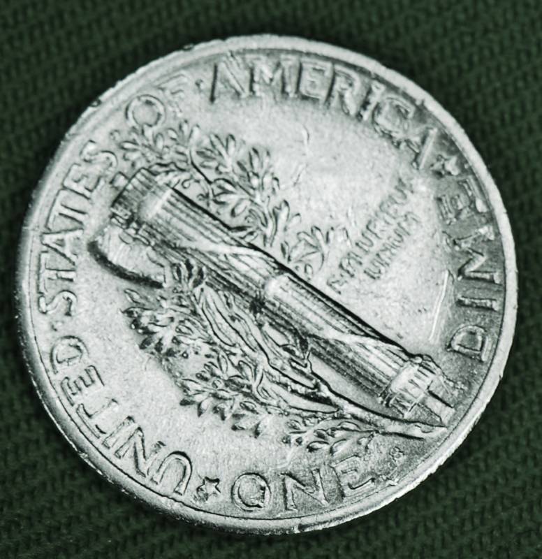 1945-s Mercury Dime. Error Micro "s" Mint Mark. High Grade (Inventory A)