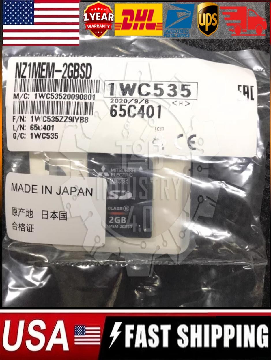 1PC New Mitsubishi NZ1MEM-2GBSD NZ1MEM2GBSD 2GB Memory Card Free Ship #TT