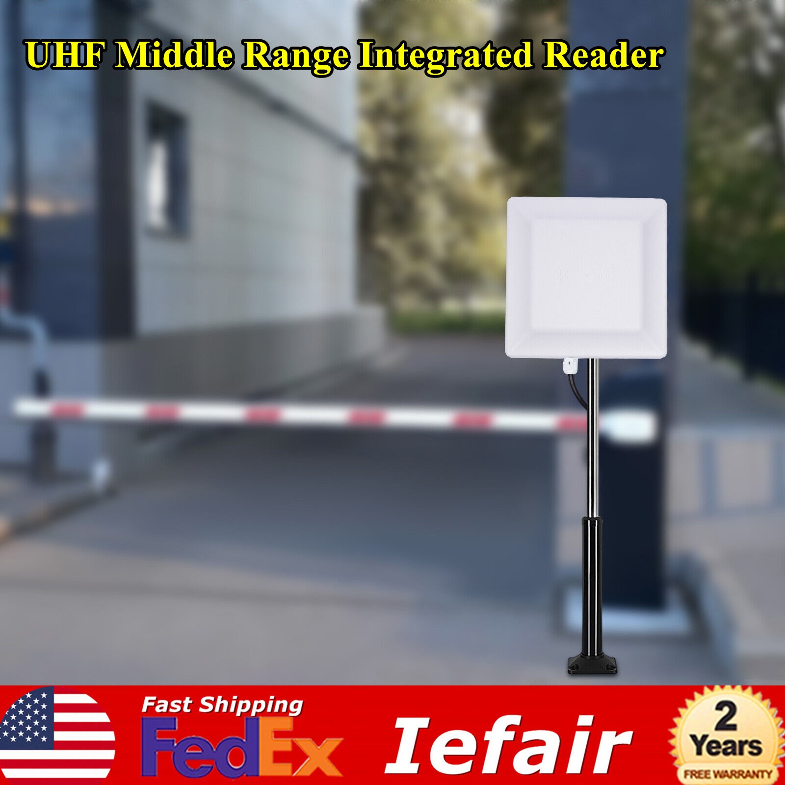 UHF RFID Long Range Card Reader Integrated Reader Parking System Access Control
