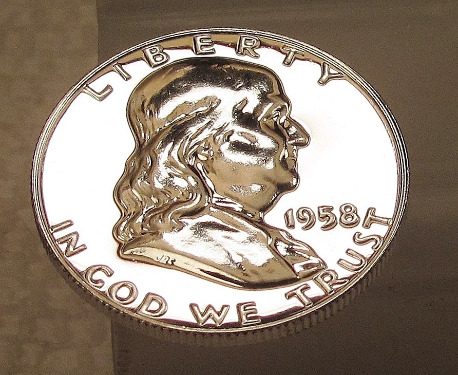 1958 Gem  Proof  Franklin  EYE CANDY " Blast  White Absolute Beauty "  #720 ~ 4