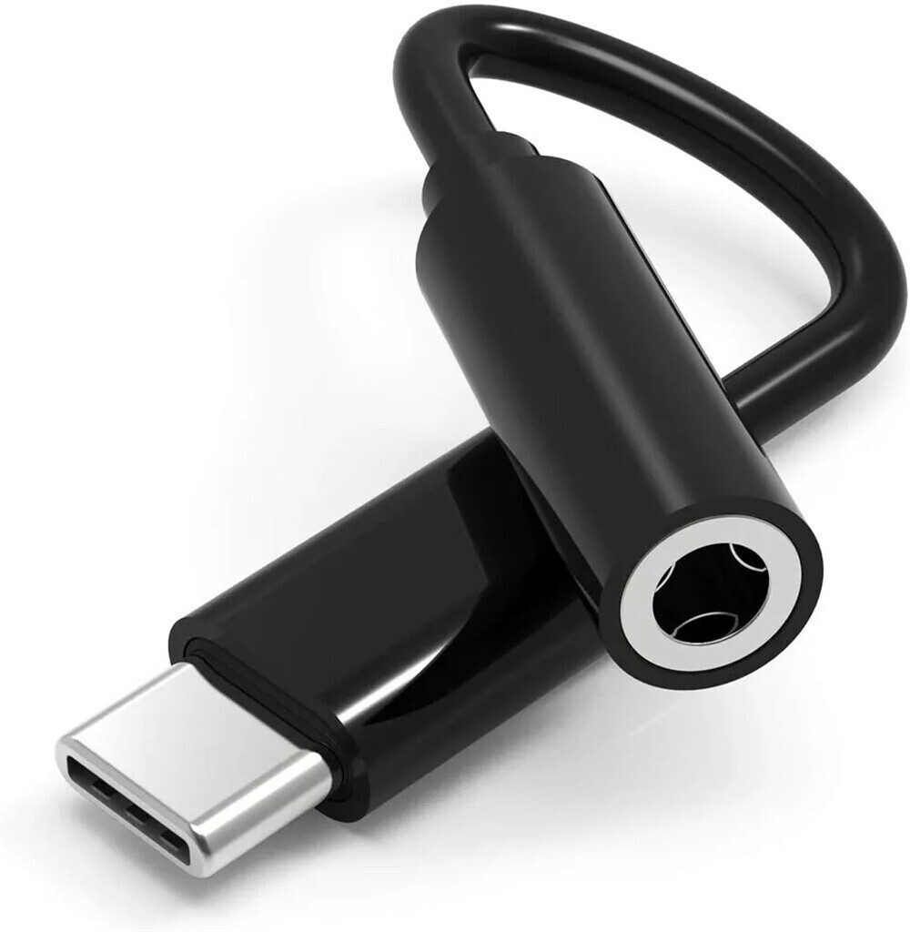 USB-C Type C Adapter Port to 3.5MM Aux Audio Jack Earphone Headphone Cable USB