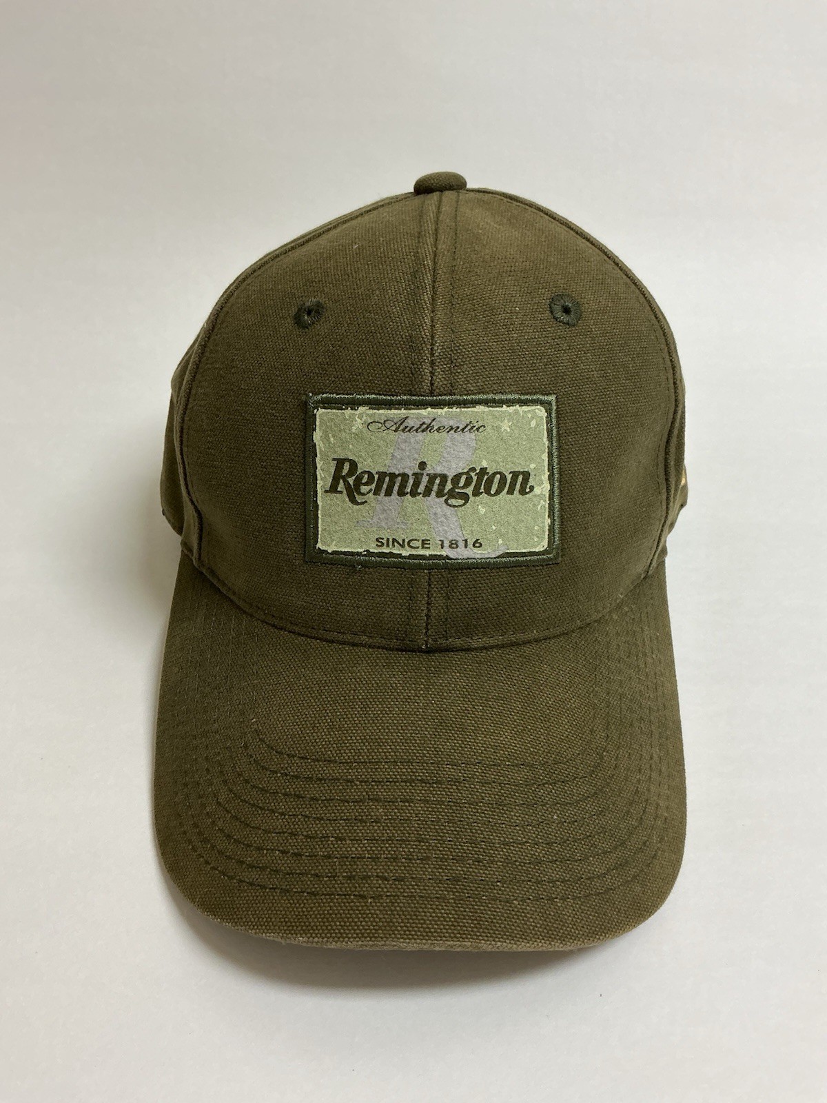 REMINGTON Baseball Cap Green Patch Adjust America's Oldest Gunmaker OSFM Vintage