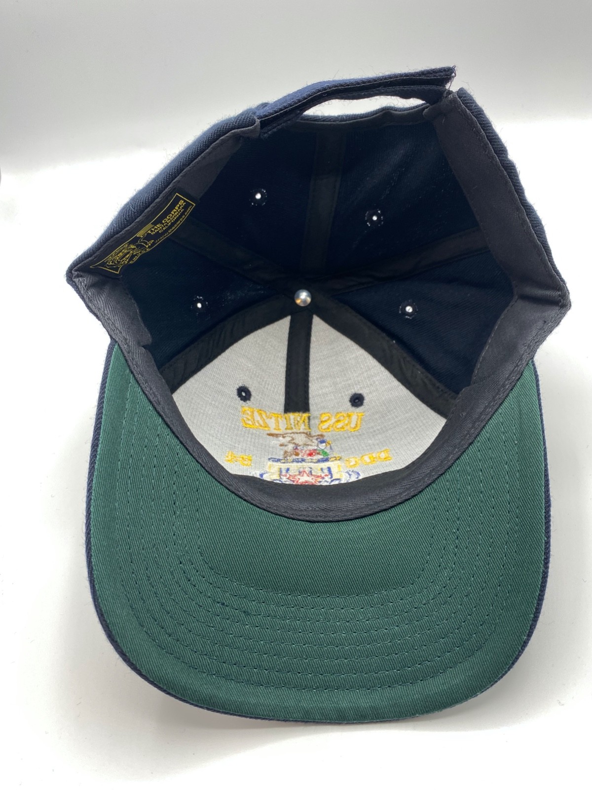 The Corps USS Nitze DDG 94 Logo Blue Baseball Cap Hat One Size