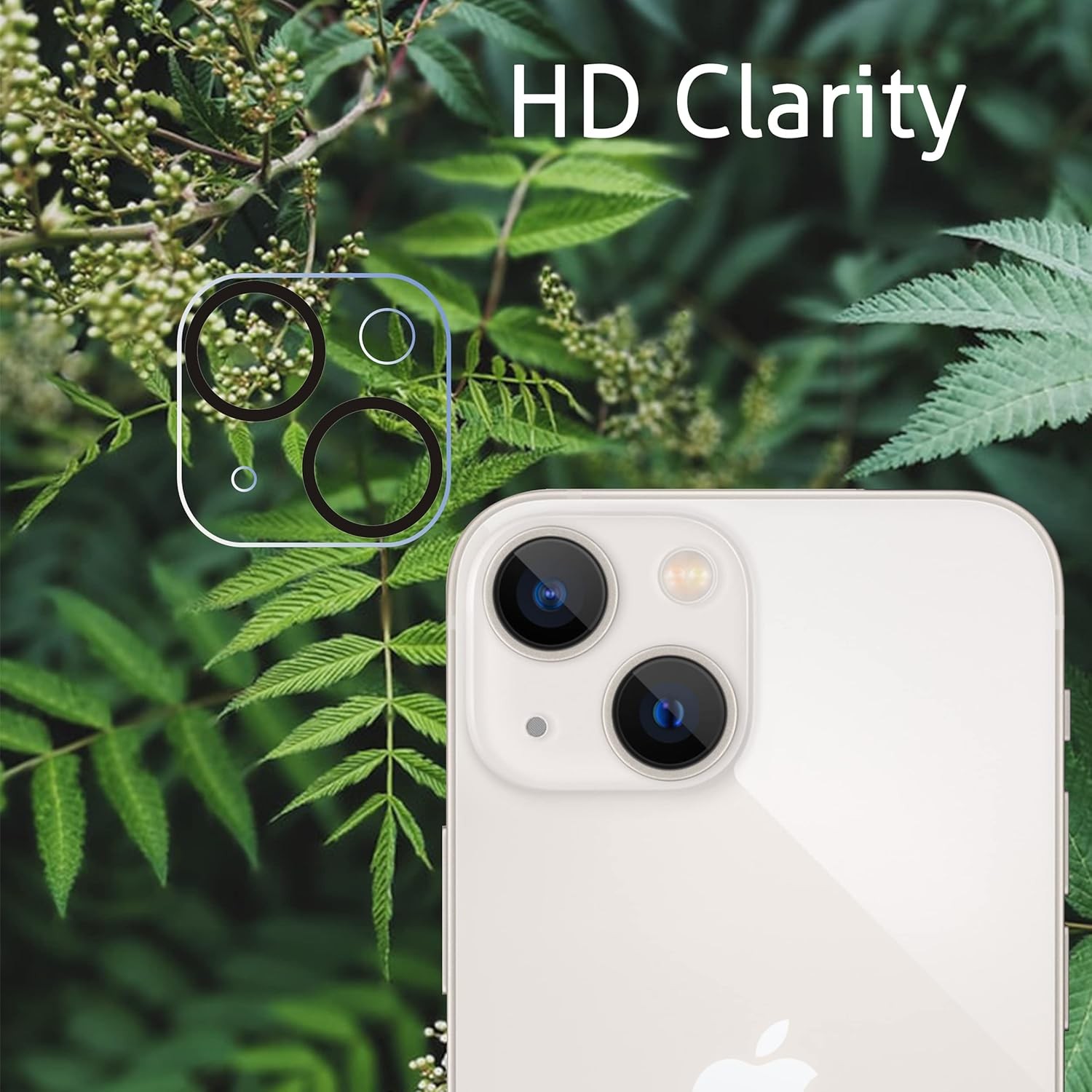 2PCS For Apple iPhone 13 mini Camera Lens Protector Tempered Glass Camera Cover