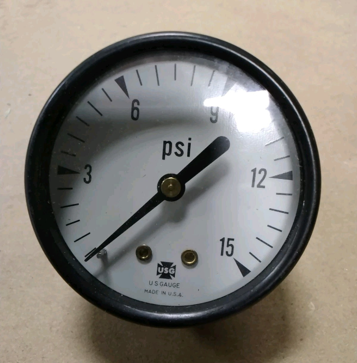 USG 2.5" Pressure Gauge 0-30psi P500 051483 05-16-00 A2 E32