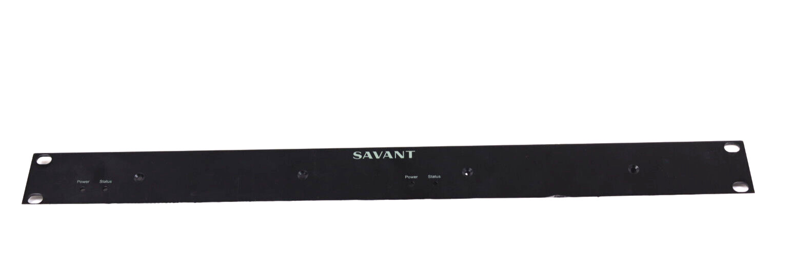 Savant 1U Rack Plate For. 2 Units, PAV-AOM8C SHR-2000 SMS2001 etc.. p638