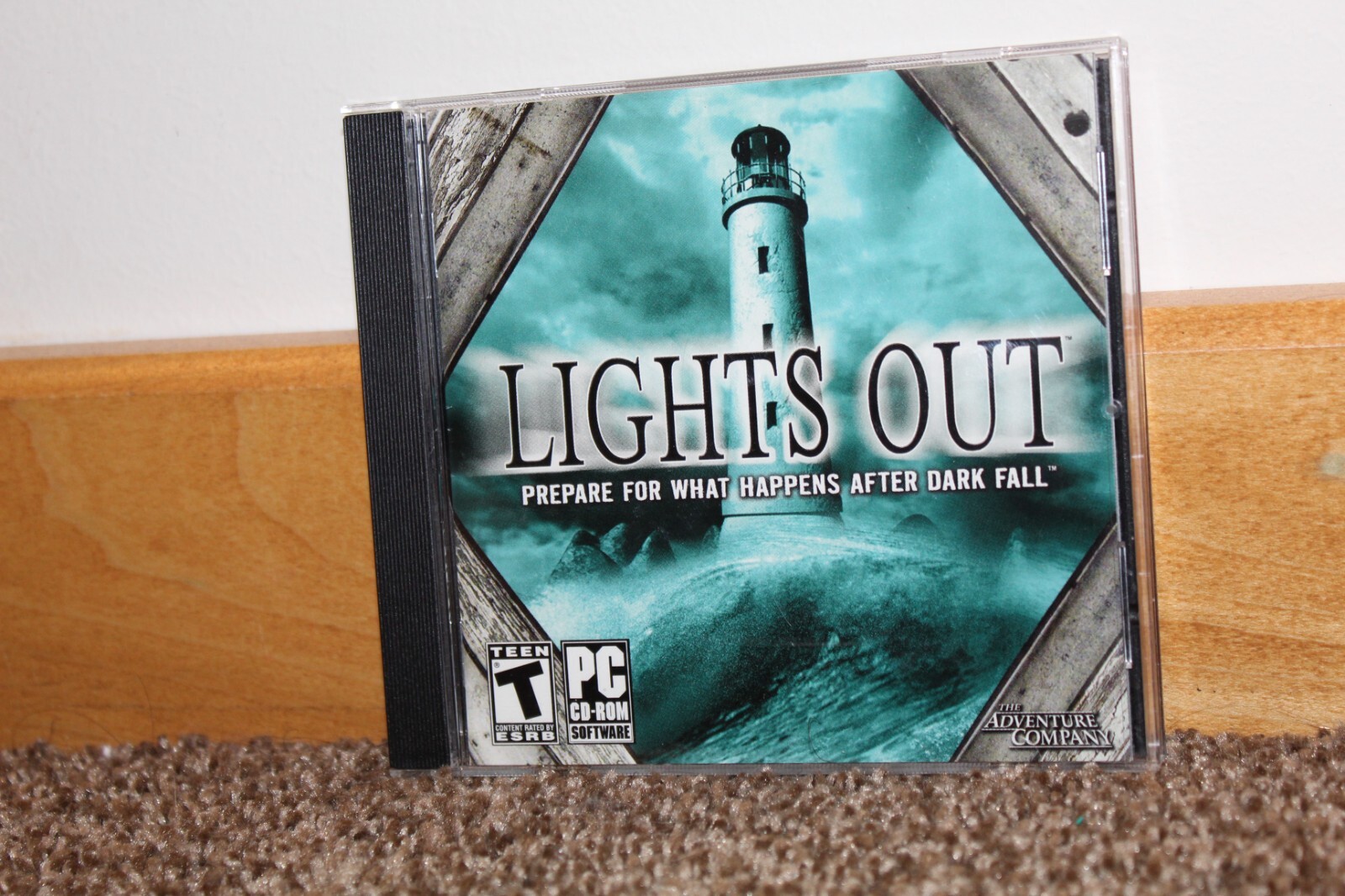 vintage retro PC CD-ROM Lights Out computer game software