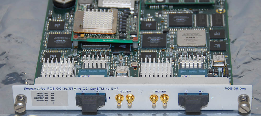 Spirent Smart Metrics POS-3510As POS OC3c/STM-1c OC-12c/STM-4c SMF