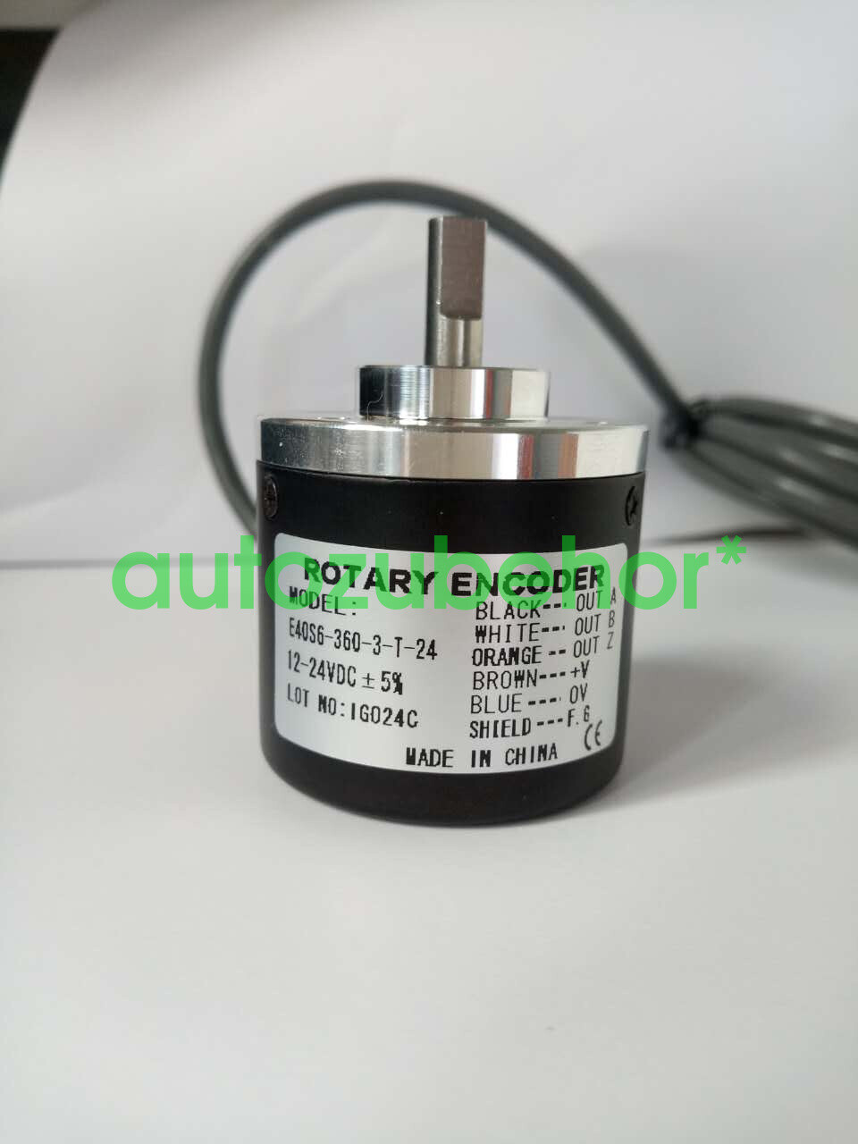 Photoelectric rotary encoder E40S6-360-3-T-24 outer diameter 40MM shaft 6MM