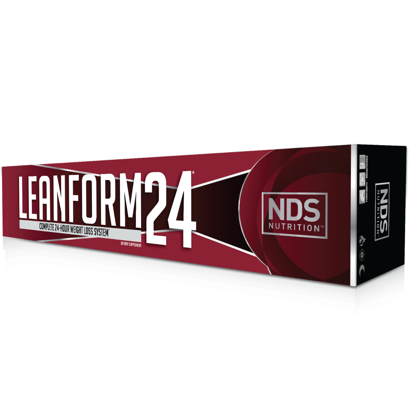LeanFORM24 3-Phase, 24 Hour Fat-Loss - Black/CENSOR/SLIM-TOX 90 Capsules each