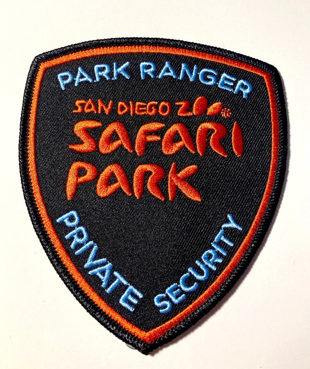 SAN DIEGO CALIFORNIA ZOO SAFARI PARK RANGER SECURITY POLICE PATCH CA